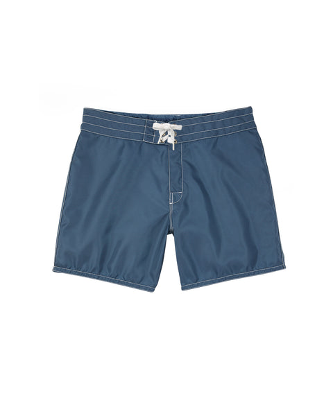 310 Boardshorts - Navy with white contrast stitching and a white drawstring at the waist, displayed on a plain white background.