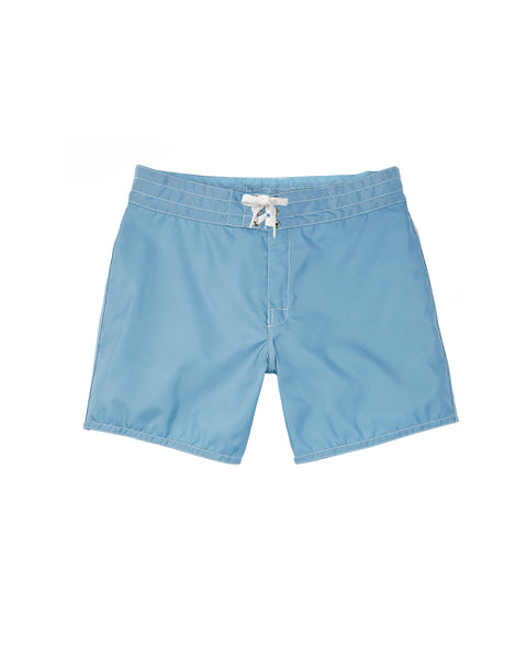 Federal Blue 310 Boardshorts with a white drawstring waistband, displayed flat against a white background.