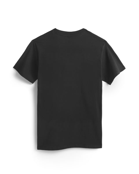 The Mashed Potato T-Shirt in charcoal is displayed from the back, laid flat on a white background.