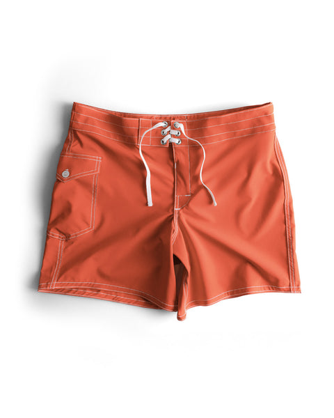 806 SurfStretch Side Pocket Boardshorts - Paprika