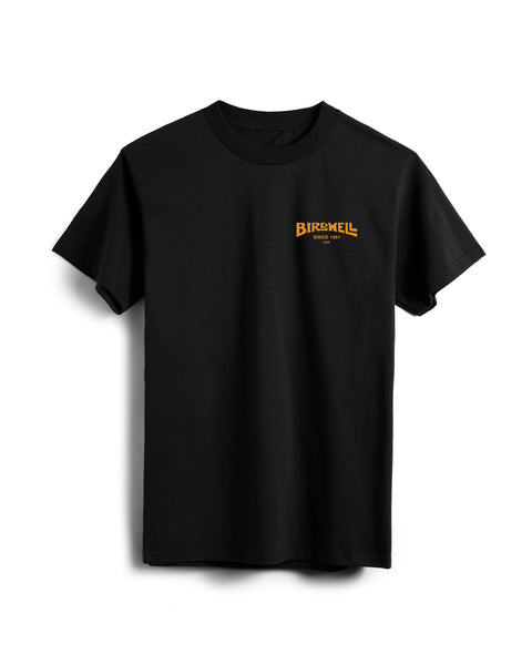 The Service T-Shirt - Black is a heavyweight cotton tee featuring 